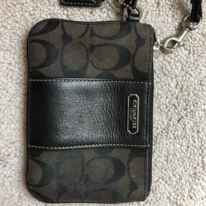 Small Coach Wristlet